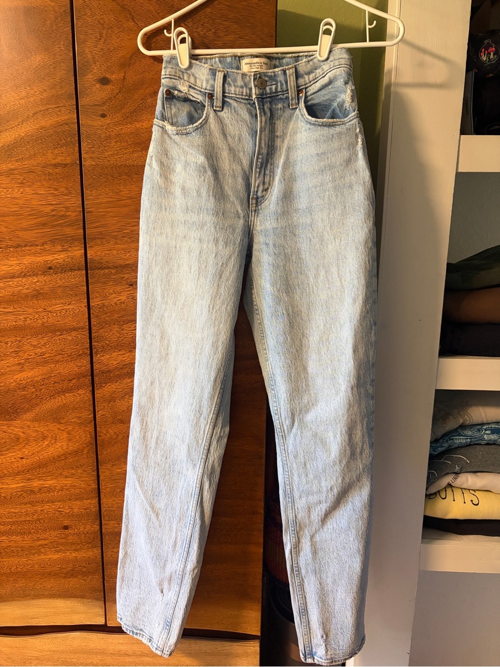 Abercrombie & Fitch Curve Love 90’s Straight Ultra High Rise